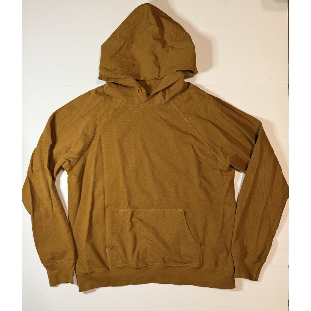Les Tien Heavyweight Classic Hoodie Size Large Structured Fleece